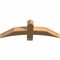 Ekena Millwork Bellingham Timber Gable Bracket, Western Red Cedar, 36"W x 12"H x 3 1/2"D x 3 1/2"F, 8/12 Pitch GBW036X12X0404BEL00SWR - alternate 4